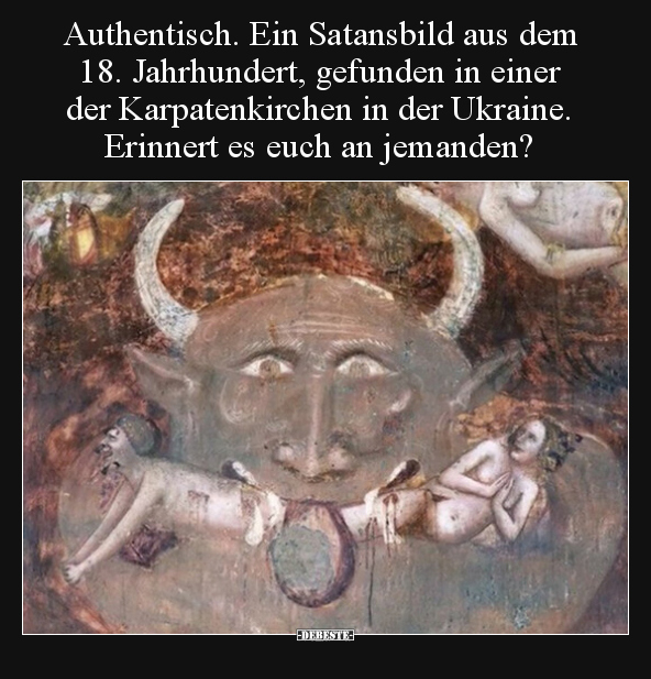 Authentisch. Ein Satansbild aus dem 18. Jahrhundert.. - Lustige Bilder | DEBESTE.de
