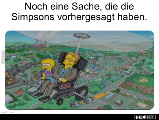 Noch eine Sache, die die Simpsons vorhergesagt haben... - Lustige Bilder | DEBESTE.de