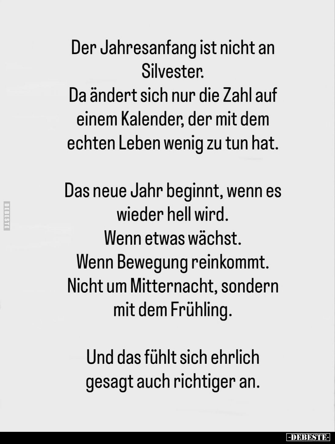 Der Jahresanfang ist nicht an Silvester.. - Lustige Bilder | DEBESTE.de