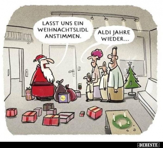 Lasst uns ein Weihnachtslidl anstimmen... - Lustige Bilder | DEBESTE.de