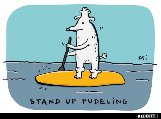 Stand up pudeling.. - Lustige Bilder | DEBESTE.de