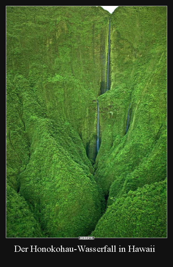 Der Honokohau-Wasserfall in Hawaii.. - Lustige Bilder | DEBESTE.de