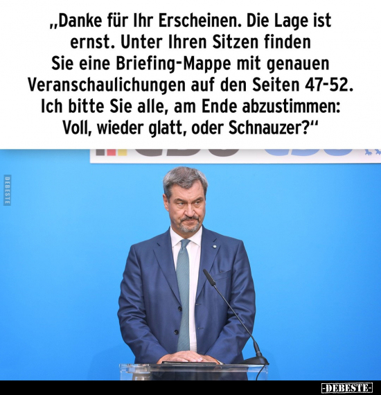 "Danke für Ihr Erscheinen..." - Lustige Bilder | DEBESTE.de