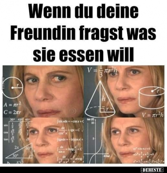 Wenn du deine Freundin fragst was sie essen will... - Lustige Bilder | DEBESTE.de