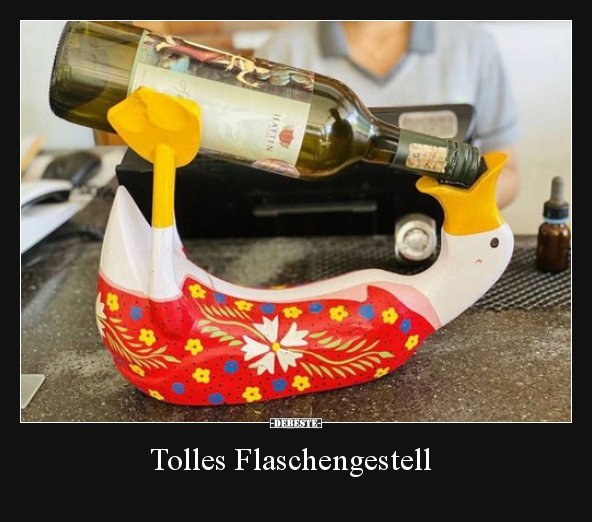 Tolles Flaschengestell.. - Lustige Bilder | DEBESTE.de