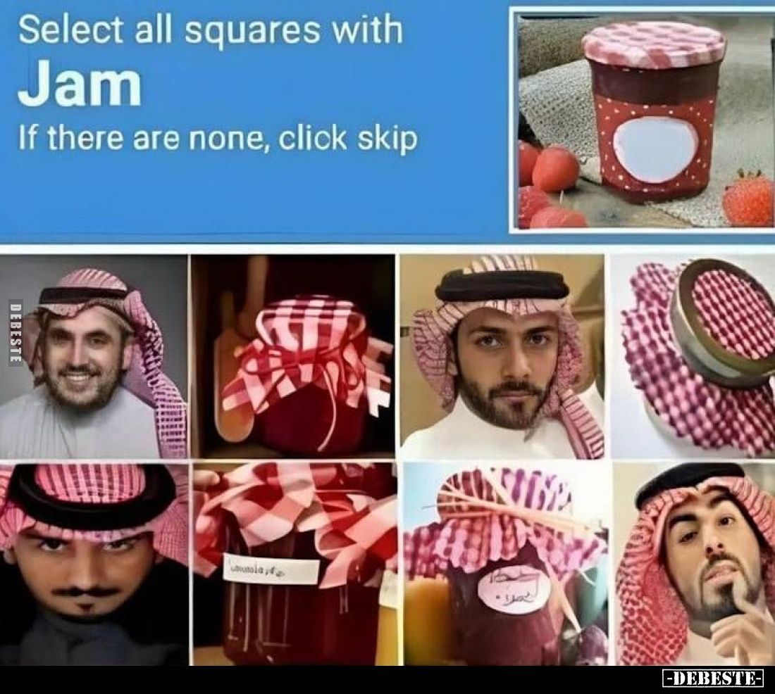 Select all squares with Jam
-
If there are none, click skip