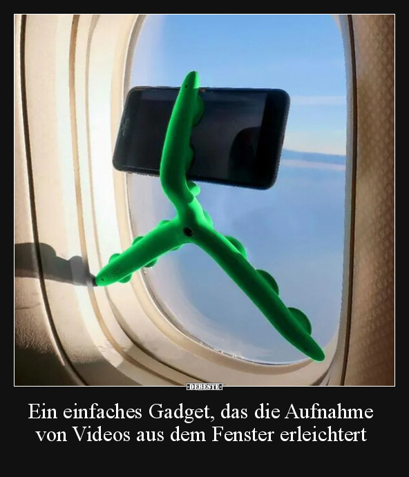 Ein einfaches Gadget, das die Aufnahme von Videos aus dem.. - Lustige Bilder | DEBESTE.de