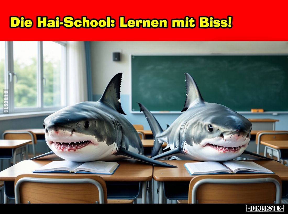 Die Hai-School: Lernen mit Biss!