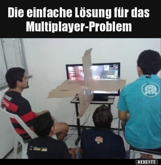 Die einfache Lösung für das Multiplayer-Problem.. - Lustige Bilder | DEBESTE.de