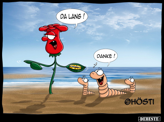 Da lang! - Danke!