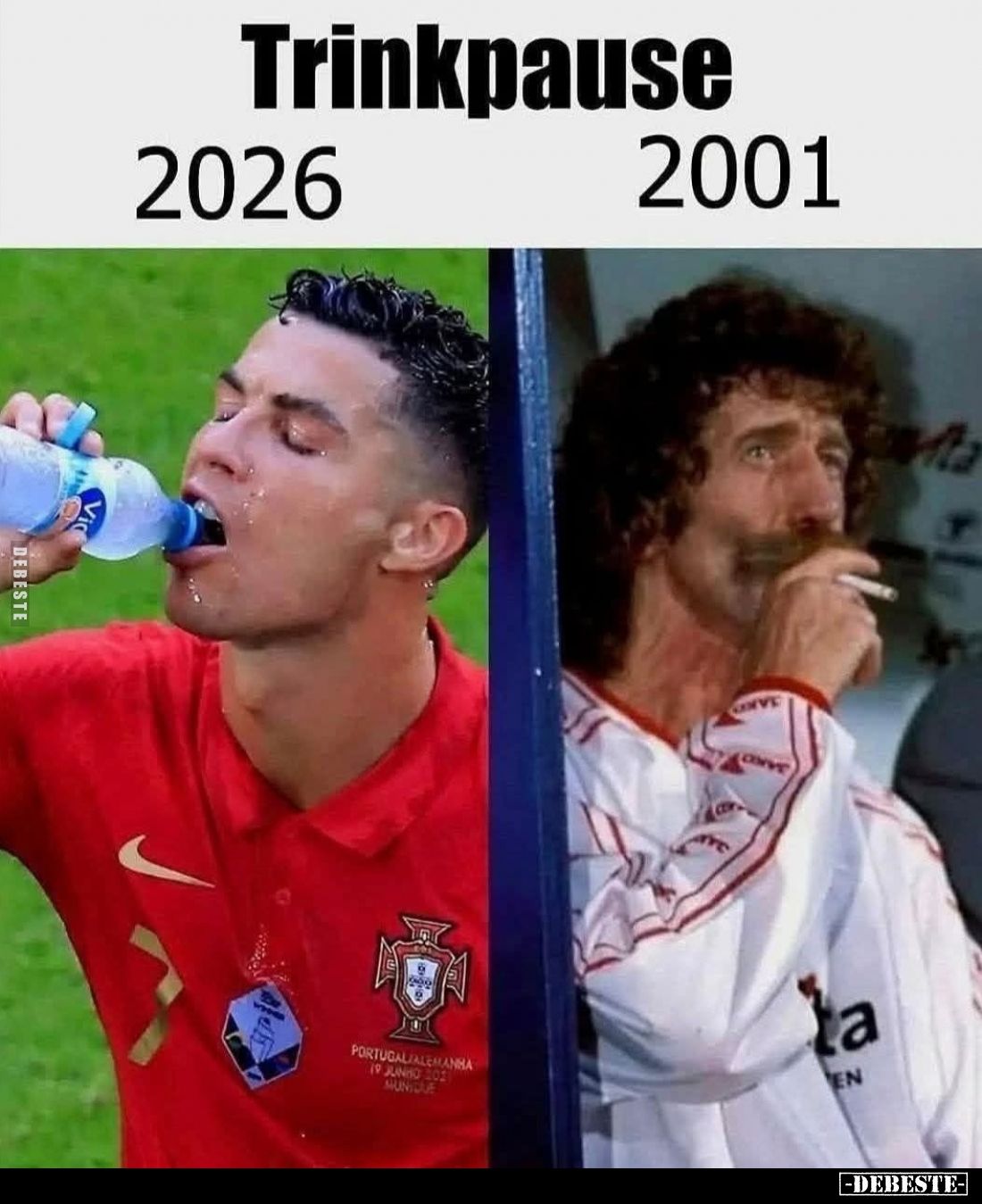 Trinkpause 2026 vs 2001.