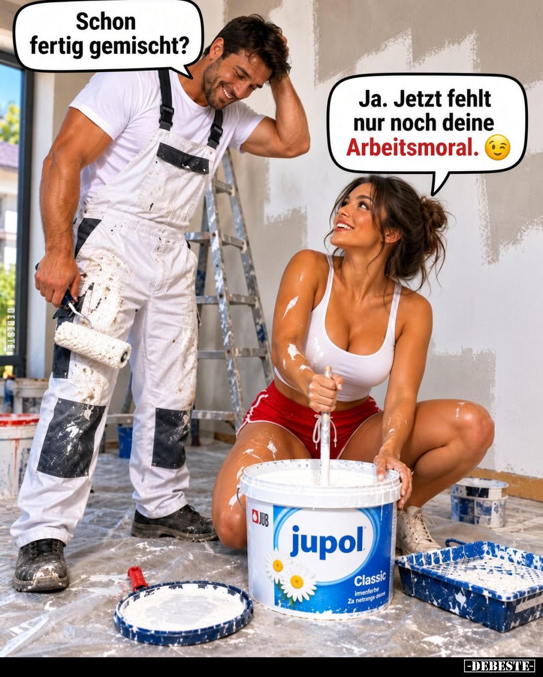 Schon fertig gemischt?
-
Ja. Jetzt fehlt nur noch deine Arbeitsmoral.