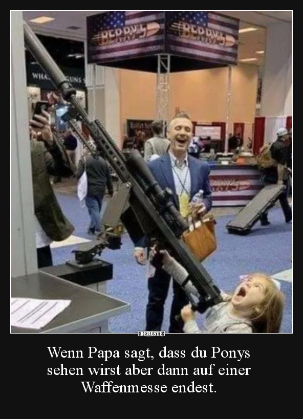 Wenn Papa sagt, dass du Ponys sehen wirst aber dann auf..