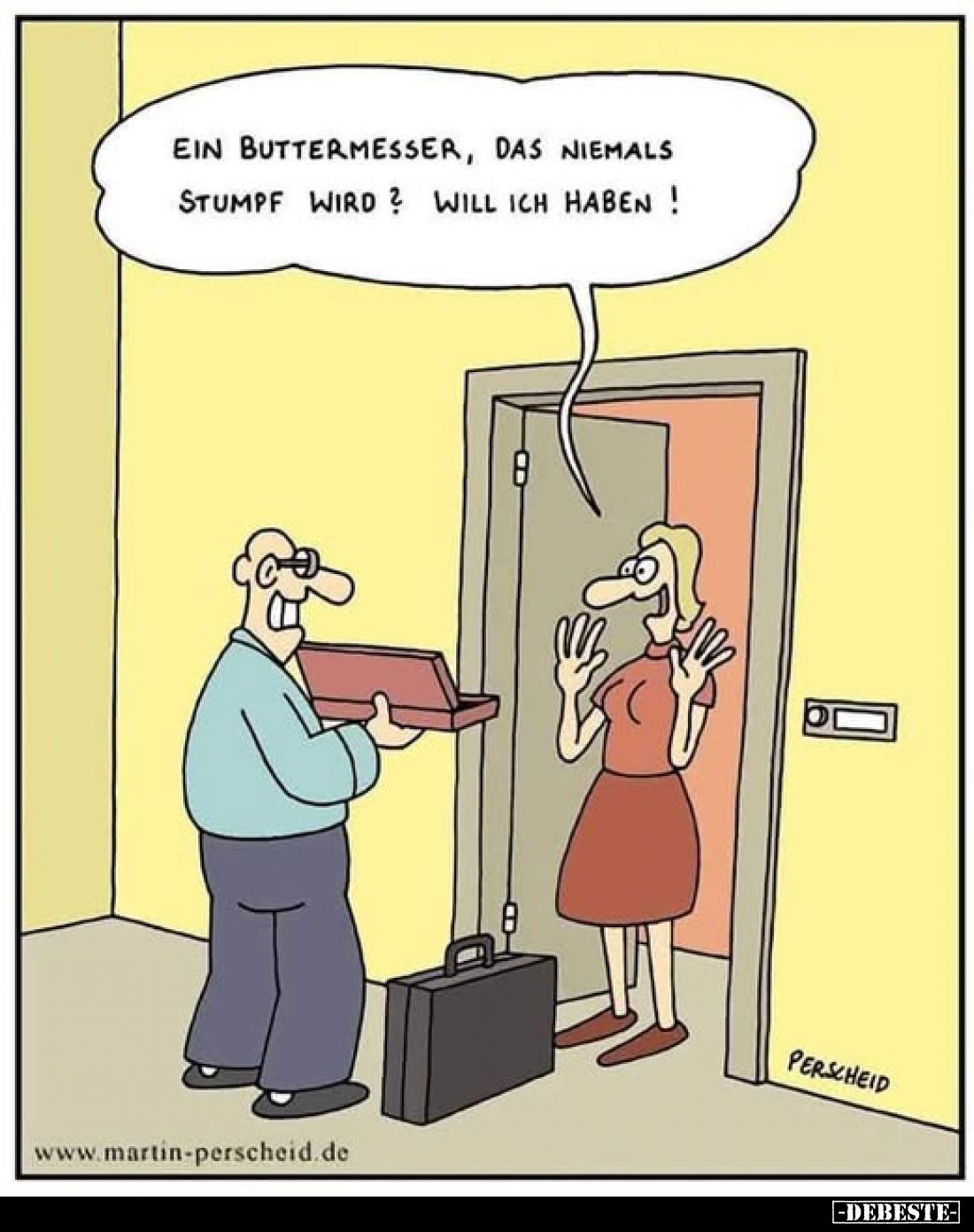 Ein Buttermesser, das niemals stumpf wird? Will ich haben!