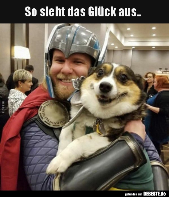 So sieht das Glück aus..