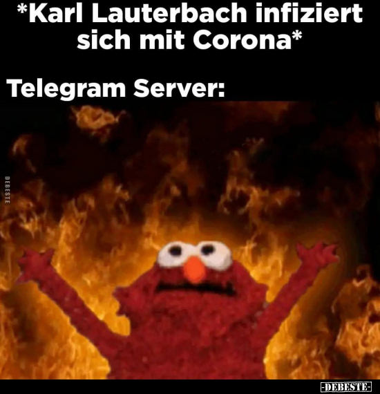 *Karl Lauterbach infiziert sich mit Corona*... - Lustige Bilder | DEBESTE.de