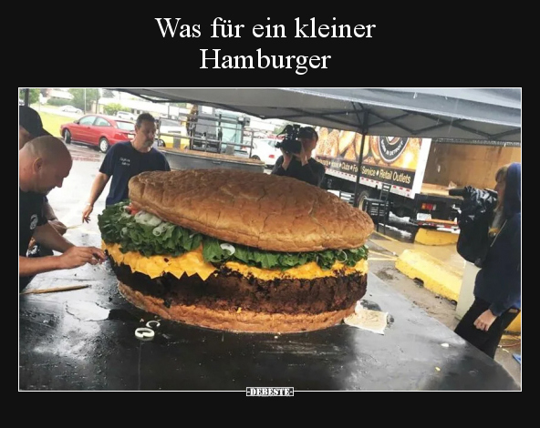 Was für ein kleiner Hamburger.. - Lustige Bilder | DEBESTE.de