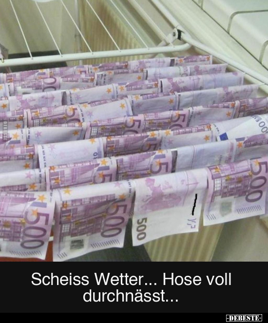 Schei*ss Wetter... Hose voll durchnässt... - Lustige Bilder | DEBESTE.de