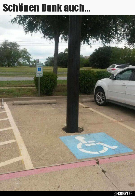 Schönen Dank auch...