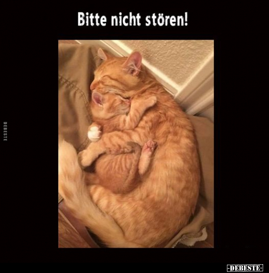 Bitte nicht stören!
