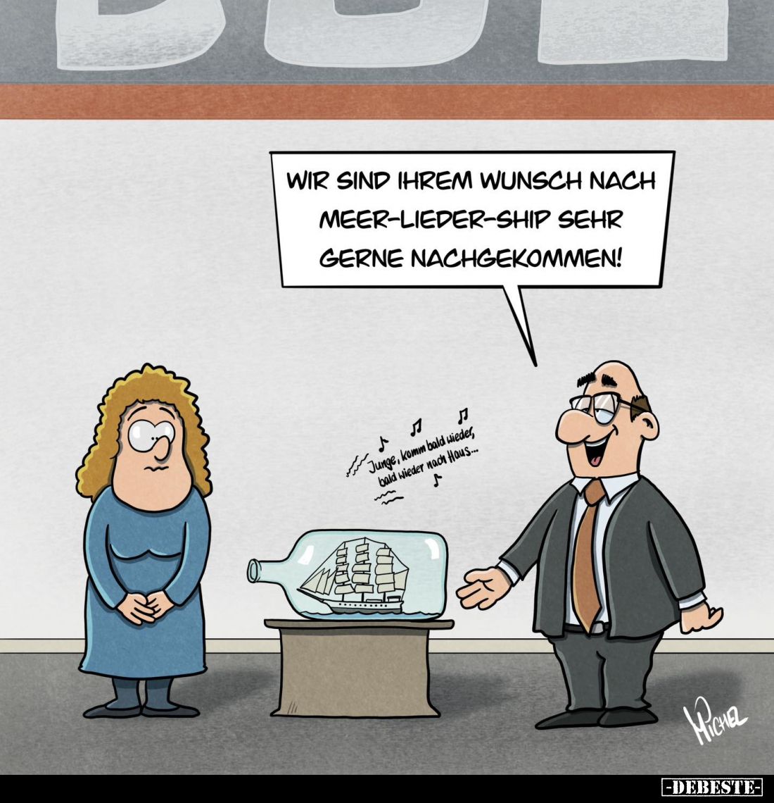 Wir sind ihrem Wunsch nach Meer-Lieder-Ship sehr gerne nachgekommen!