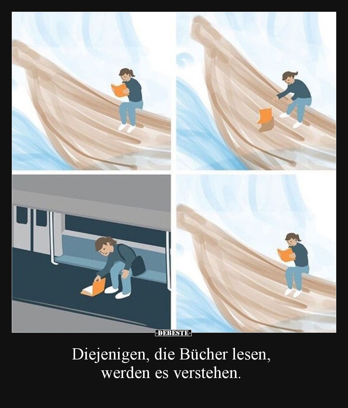Diejenigen, die Bücher lesen, werden es verstehen... - Lustige Bilder | DEBESTE.de