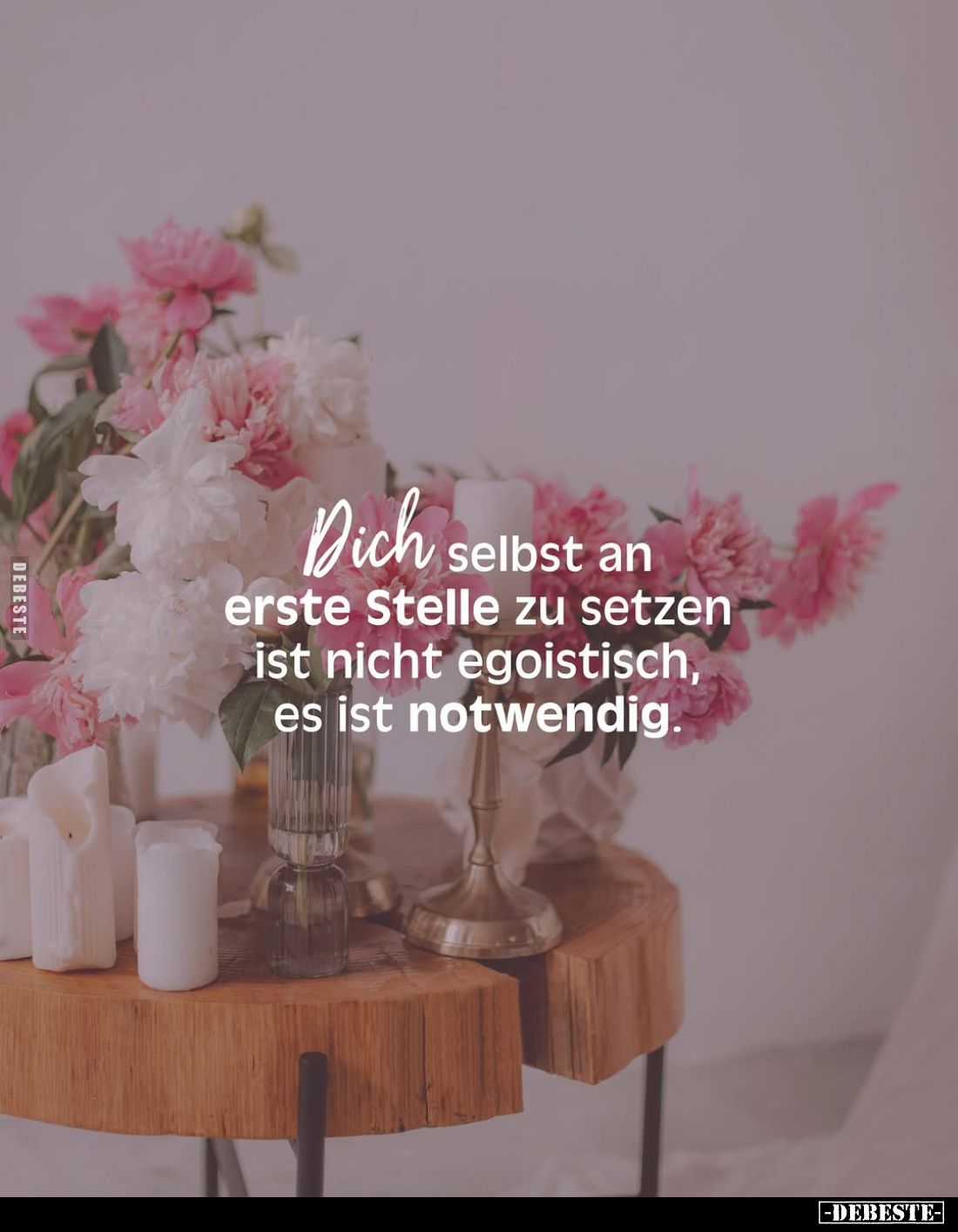 Dich selbst an erste Stelle zu setzen ist nicht egoistisch, es ist notwendig.