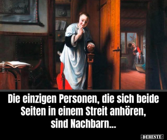 Personen, Streit, Nachbarn