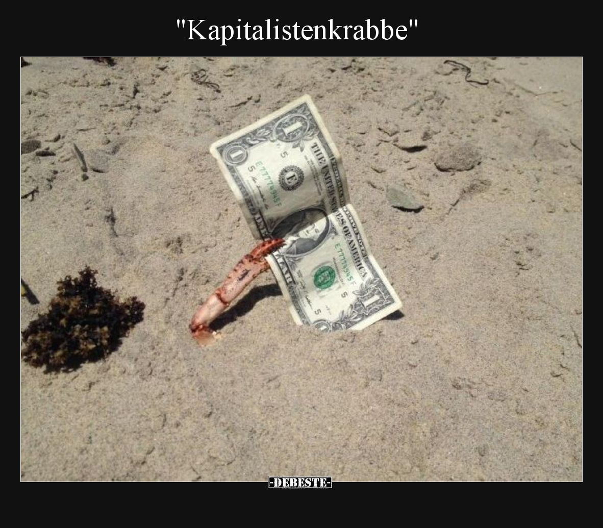 "Kapitalistenkrabbe"..