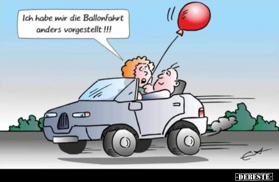 Ich habe mir die Ballonfahrt anders vorgestellt!!.. - Lustige Bilder | DEBESTE.de