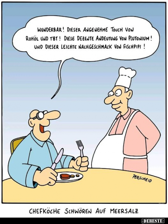 Chefkoche schwören auf Meersalz.. - Lustige Bilder | DEBESTE.de