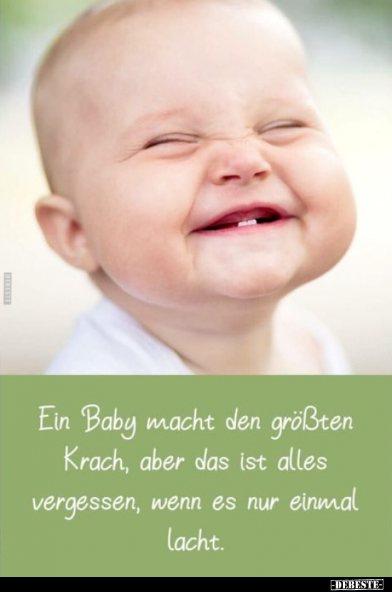 Ein Baby macht den größten Krach, aber das ist alles.. - Lustige Bilder | DEBESTE.de