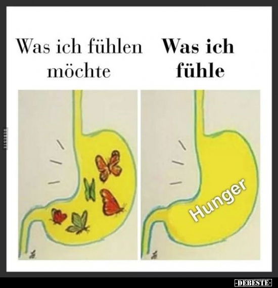 Was ich fühlen möchte / Was ich fühle..