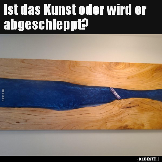 Ist das Kunst oder wird er abgeschleppt?.. - Lustige Bilder | DEBESTE.de