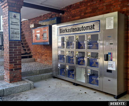 Bierkastenautomat... - Lustige Bilder | DEBESTE.de