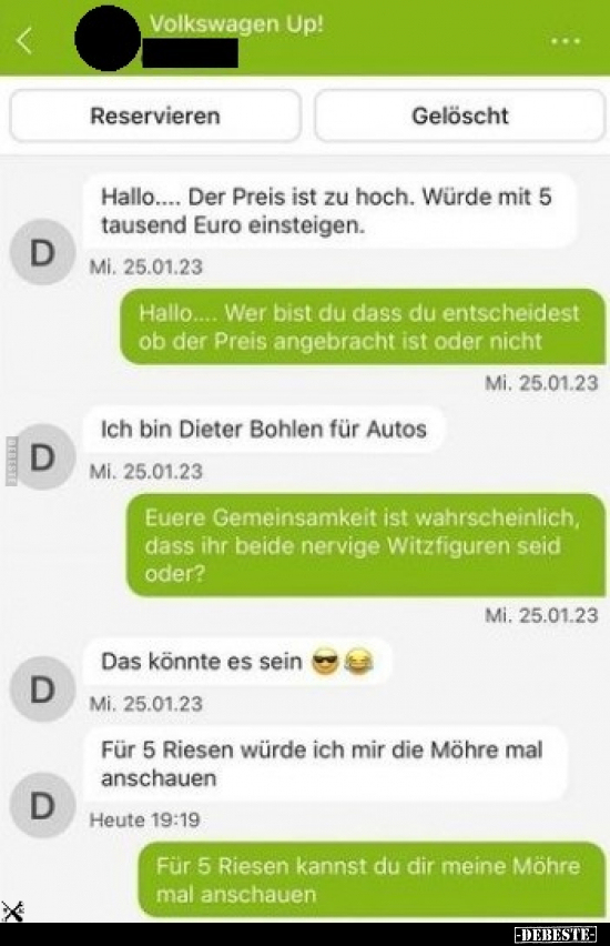 Hallo.... Der Preis ist zu hoch... - Lustige Bilder | DEBESTE.de