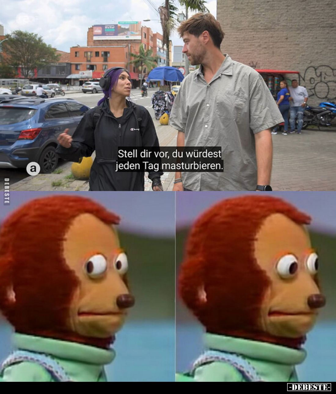 Stell dir vor, du würdest jeden Tag masturbieren.