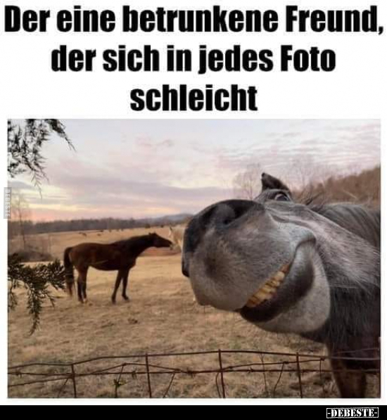 Der eine betrunkene Freund, der sich in jedes Foto schleicht.. - Lustige Bilder | DEBESTE.de