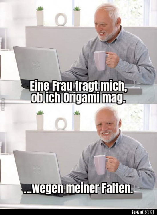 Frau, Falten