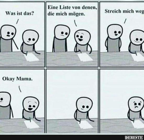 Was ist das? Eine Liste von denen..