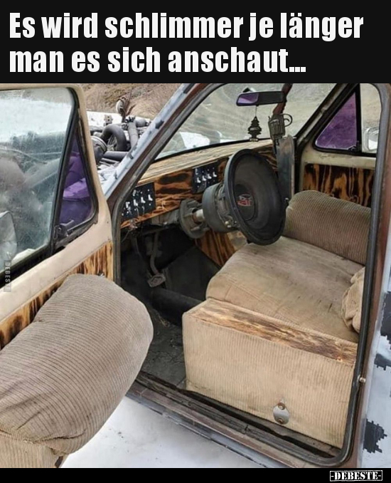 Es wird schlimmer je länger man es sich anschaut...