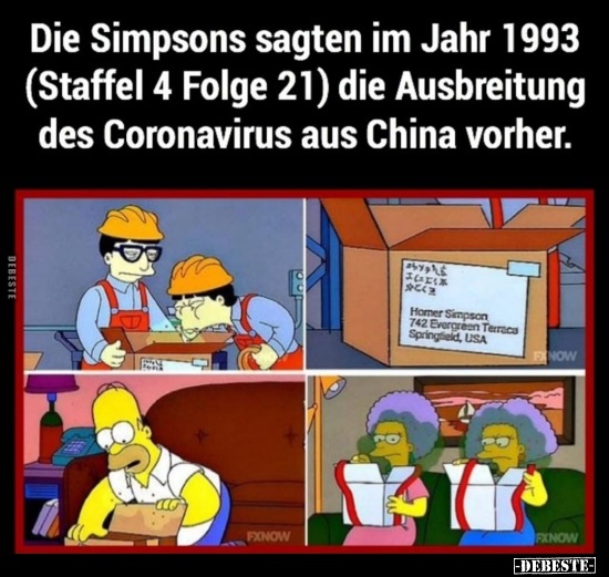Die Simpsons sagten im Jahr 1993 (Staffel 4 Folge 21) die.. - Lustige Bilder | DEBESTE.de