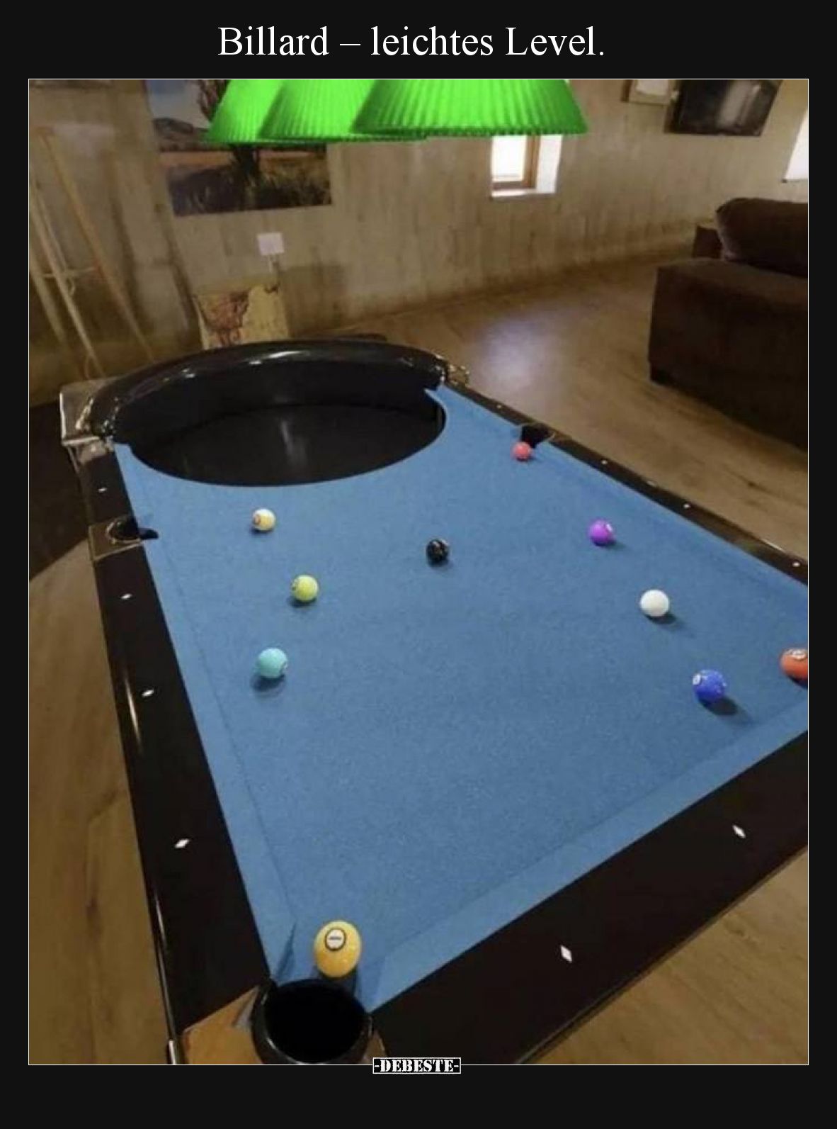 Billard – leichtes Level.