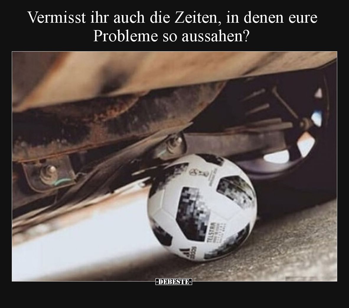 Vermisst ihr auch die Zeiten, in denen eure Probleme so aussahen?