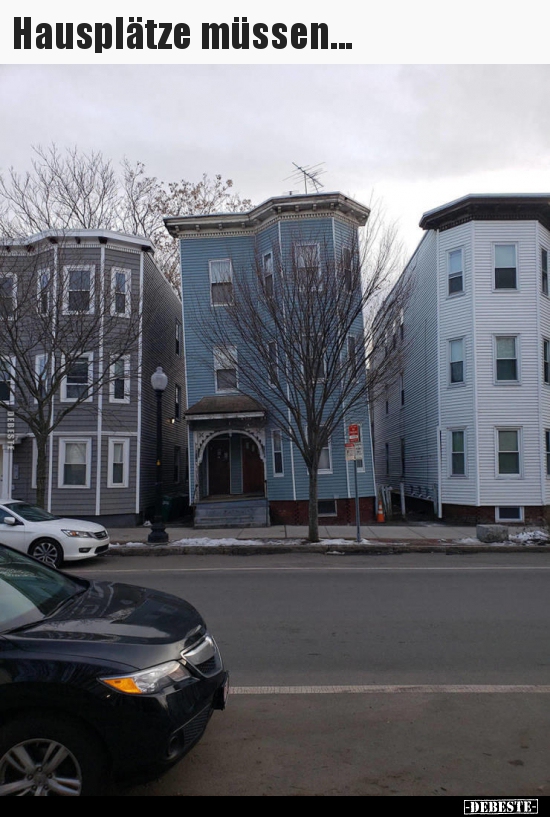 Hausplätze müssen...