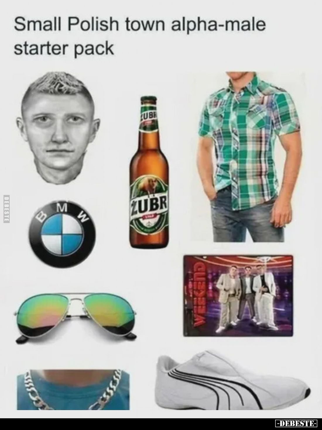 Small Polish town alpha-male starter pack