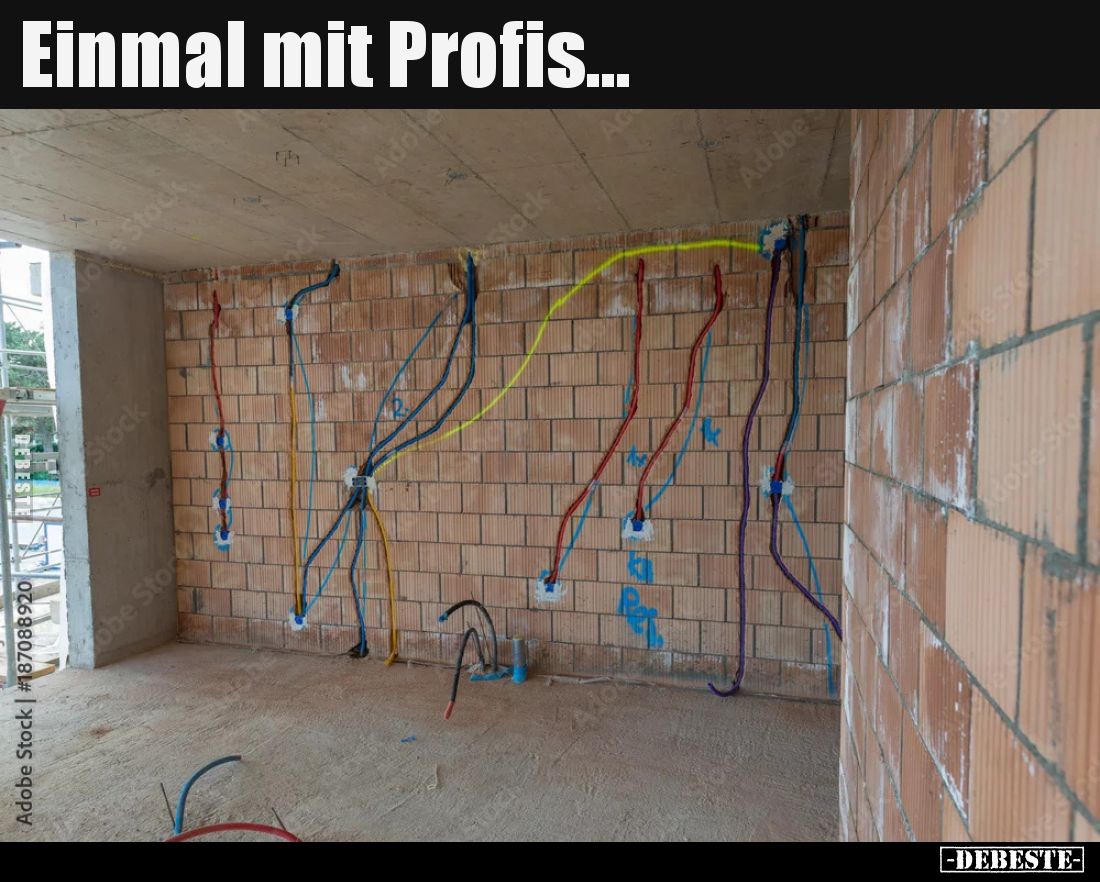 Einmal mit Profis... - Lustige Bilder | DEBESTE.de