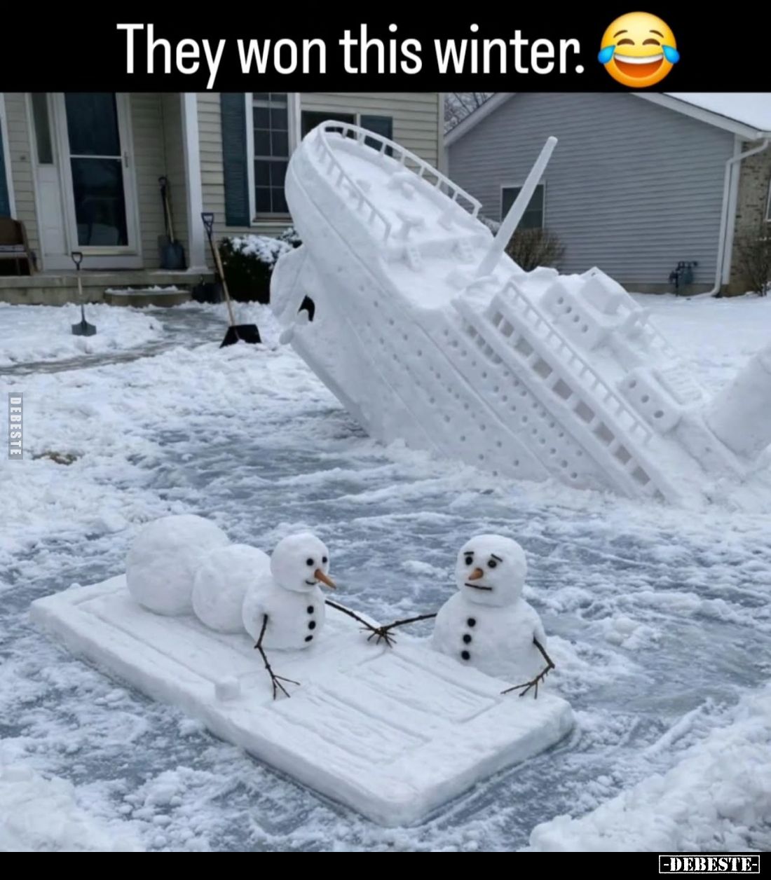 They won this winter.