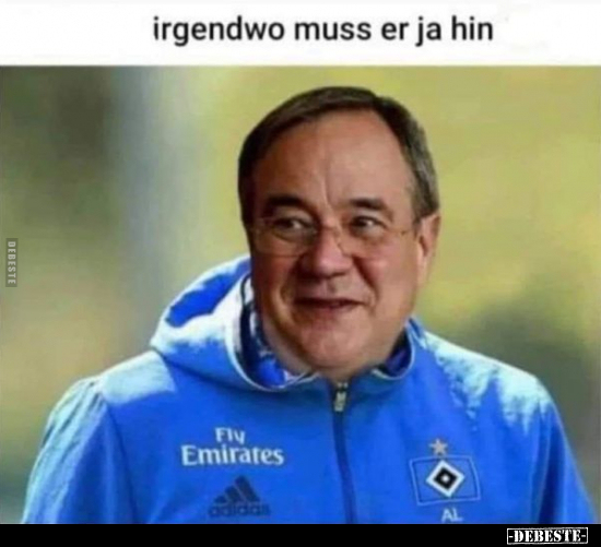 Irgendwo muss er ja hin..