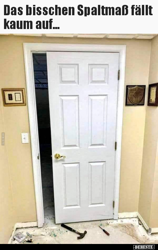 Das bisschen Spaltmaß fällt kaum auf...